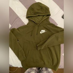 Nike- green hoodie